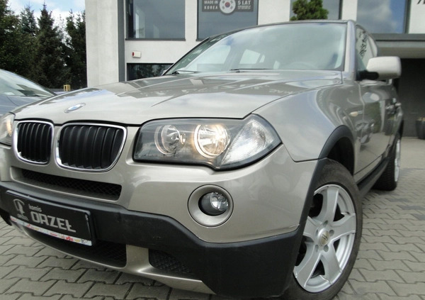 BMW X3 cena 22900 przebieg: 276342, rok produkcji 2007 z Sławno małe 301